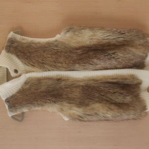 Michael Kors faux fur Sweater vest